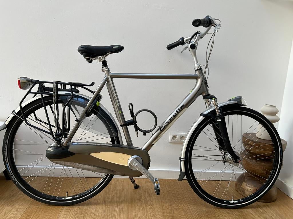 Herenfiets gazelle, Ophalen, Zo goed als nieuw, Gazelle, Versnellingen