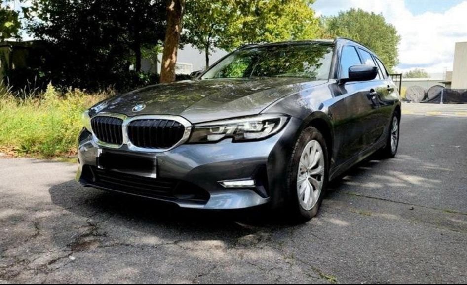 BMW 320D xDrive 2020, Auto's, Automaat, Euro 6, Zwart, Grijs