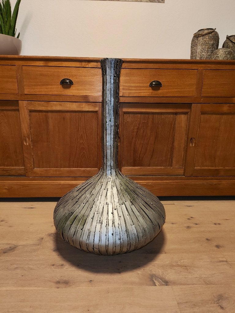 Prachtige grote vaas, Ophalen, Zo goed als nieuw, 95 cm, Metaal