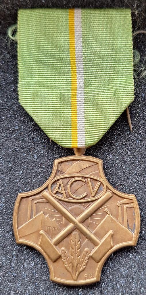Medaille ACV, Ophalen of Verzenden, Overige soorten, Lintje, Medaille of Wings