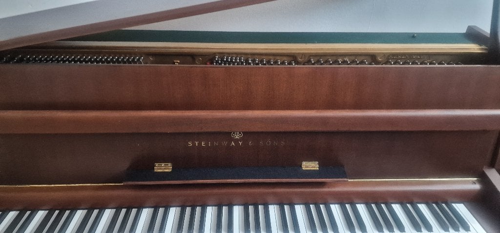Steinway modèle F, Enlèvement ou Envoi, Utilisé, Brun, Piano