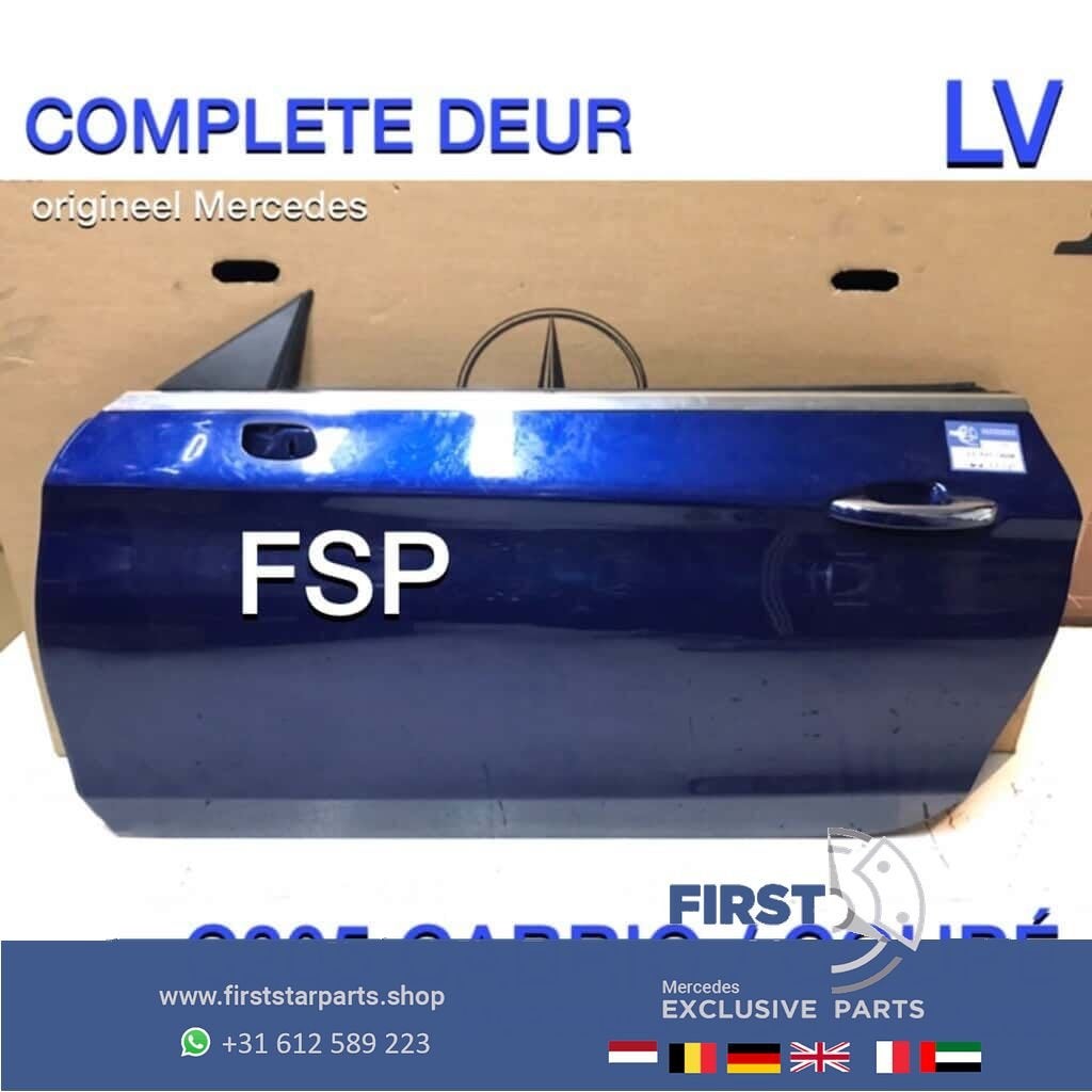 C205 A205 COMPLEET PORTIER A2057209726 W205 C Klasse Cabrio, Auto-onderdelen, Gebruikt, -, Deur, Voor