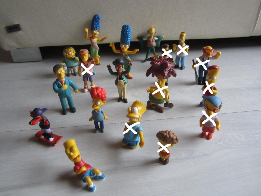 Les Simpson - Figurine au choix : 2,50Eur, Collections, Enlèvement ou Envoi, Comme neuf, TV, Figurine ou Poupée