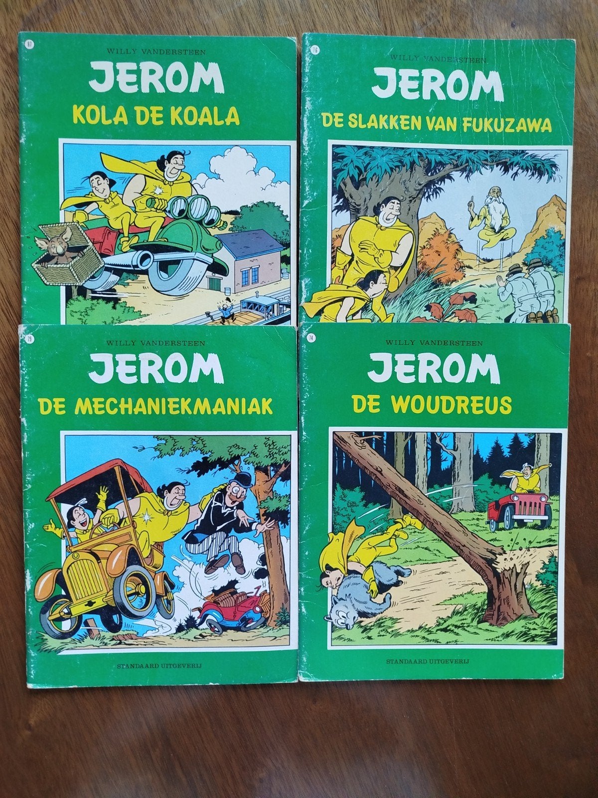 Vier stripverhalen Jerom, Ophalen of Verzenden