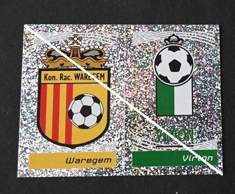 Panini/Football 2013 /Emblèmes Waregem - Virton, Collections, Articles de Sport & Football, Envoi, Neuf, Affiche, Image ou Autocollant