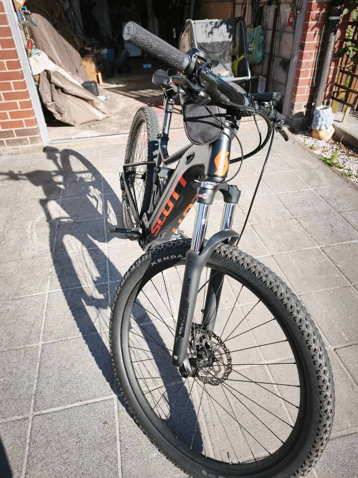 Elektrische mountainbike, Fietsen en Brommers, Gebruikt, Hardtail, Heren, Schijfrem