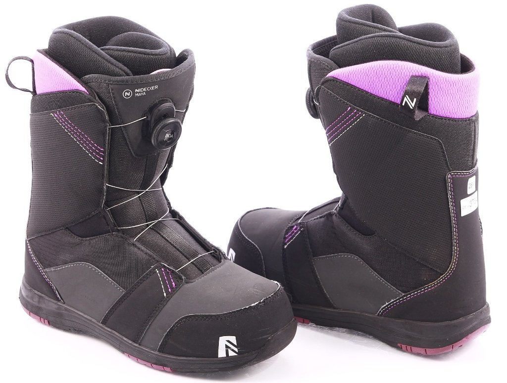 Bottes de snowboard 40.5 EU pour femmes NIDECKER MAYA BOA, Envoi, Utilisé, Chaussures