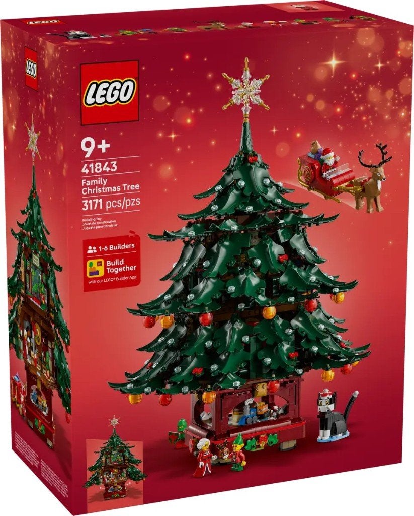 LEGO 41843 Decoratieve kerstboom voor het gezin – Verhuur, Lego, Ophalen of Verzenden, Icons, Complete set