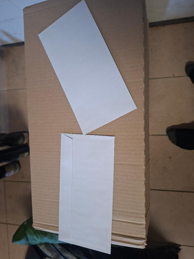Enveloppen, Ophalen, Envelop