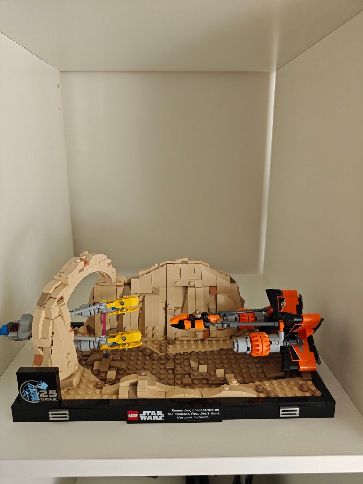 Lego Star Wars - Mos Espa Diorama (opgebouwd + handleiding), Gebruikt, Star Wars, Lego, Compleet