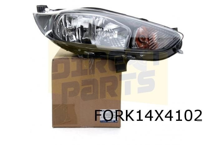 Ford Fiesta koplamp Rechts (zwart) Origineel  2126877, -, Verzenden, -, Nieuw