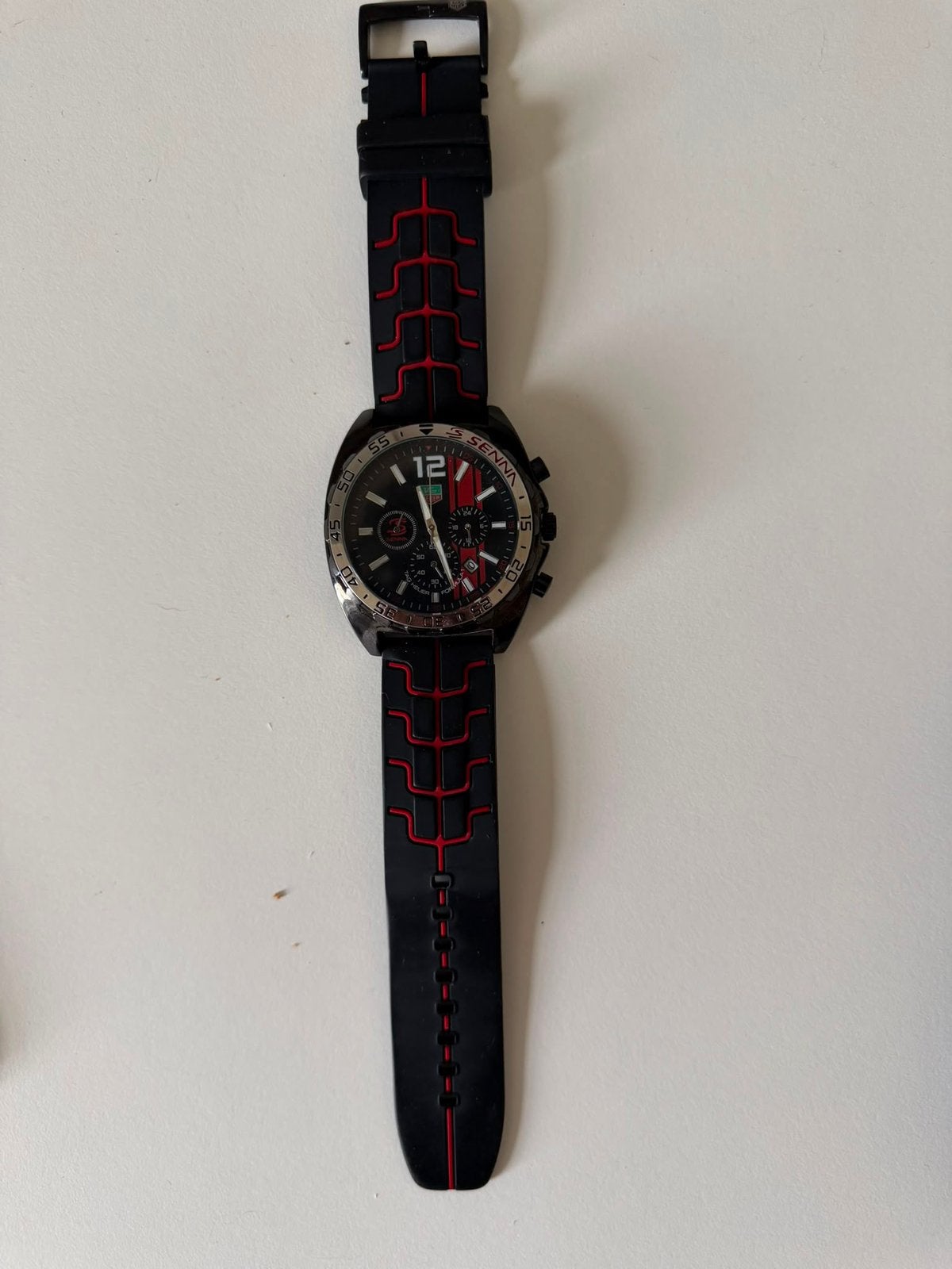 Tag Heuer Senna, Handtassen en Accessoires, Horloges | Heren, Verzenden, Zo goed als nieuw, TAG Heuer