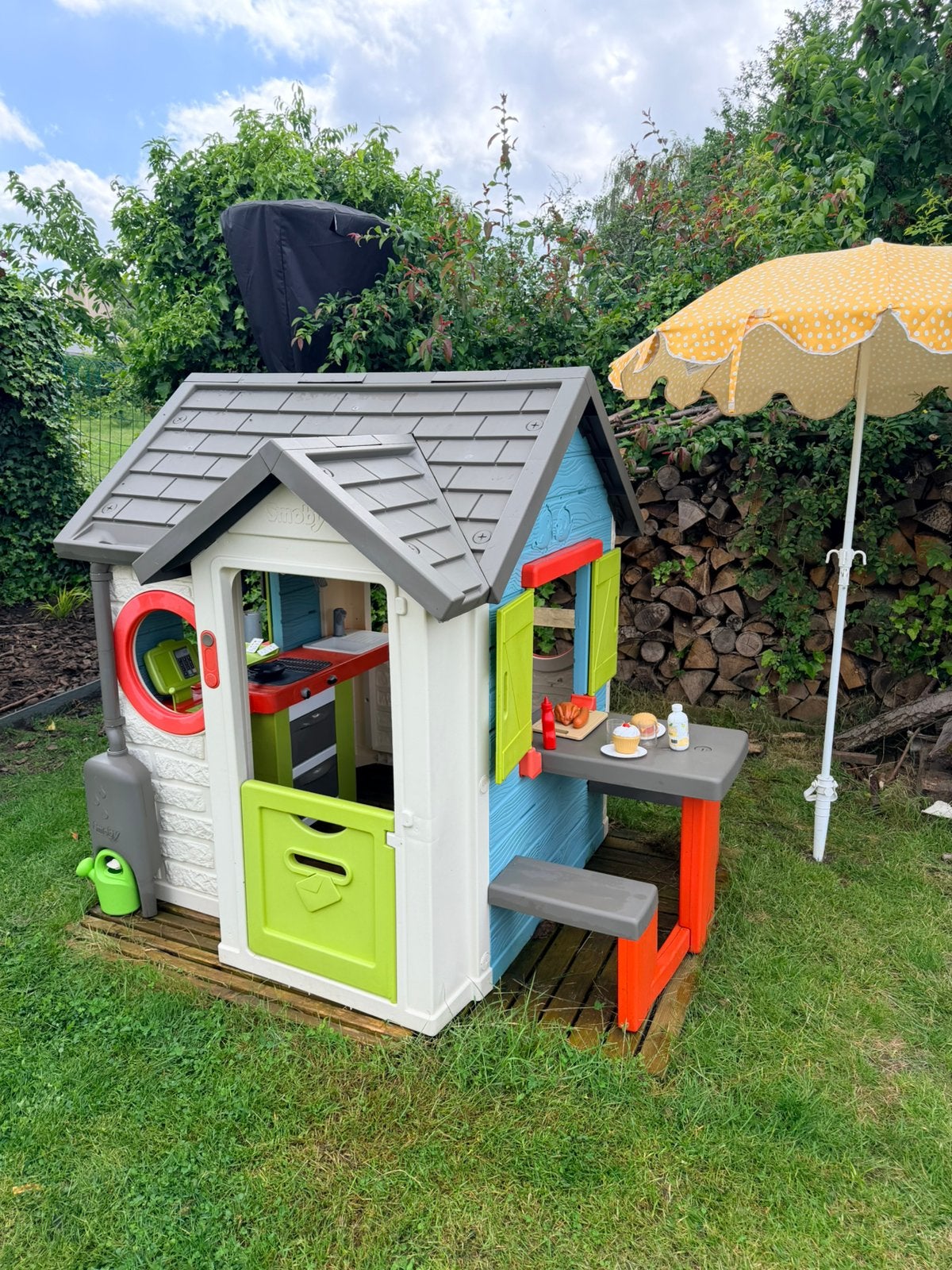 SMOBY chef house avec extension terrasse, Enlèvement, Utilisé