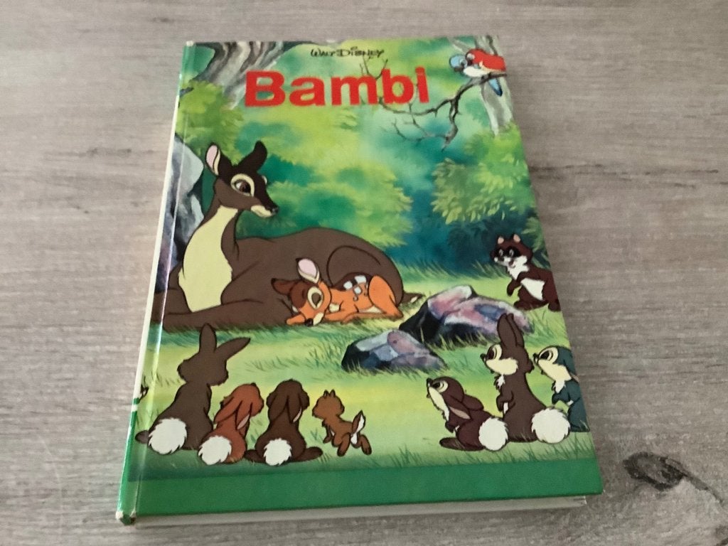 Livre de lecture vintage Walt Disney Bambi (1983), Enlèvement ou Envoi, Bambi ou Dumbo, Utilisé, Autres types