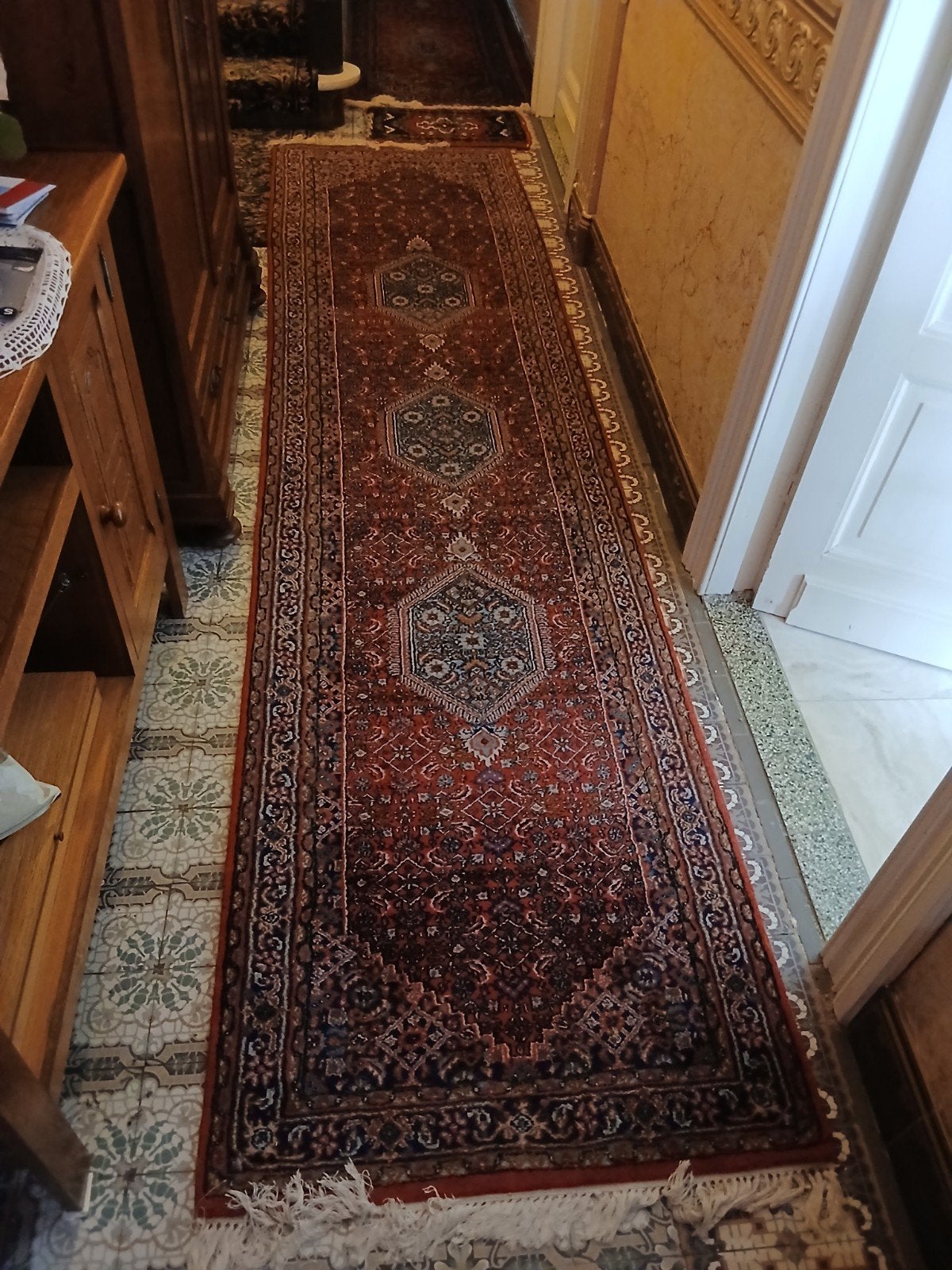 vintage loper, Ophalen