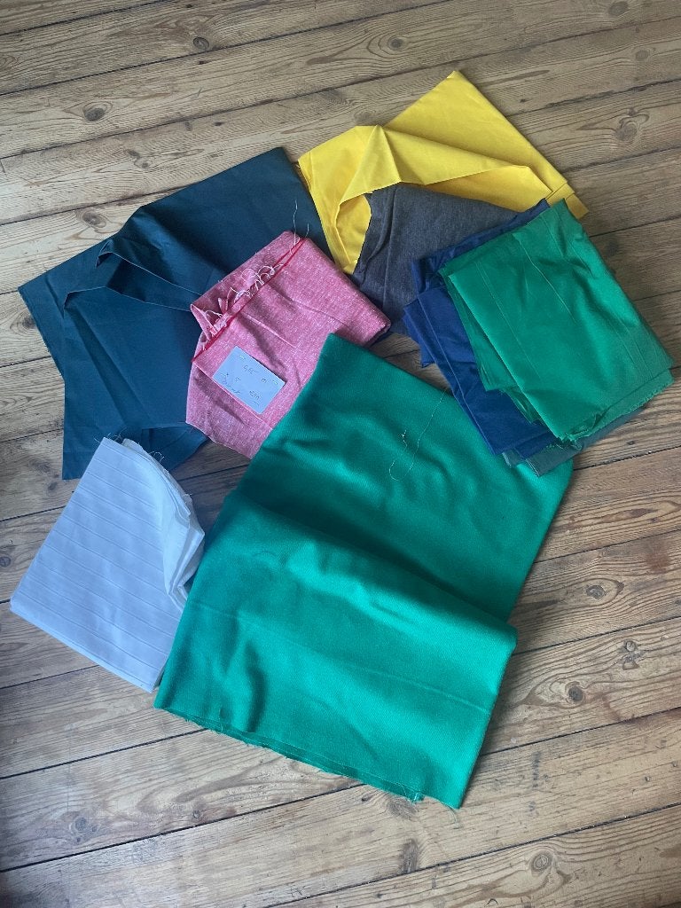 Stoffen - 9 stuks, varia afmetingen, Hobby & Loisirs créatifs, Tissus & Chiffons, Enlèvement
