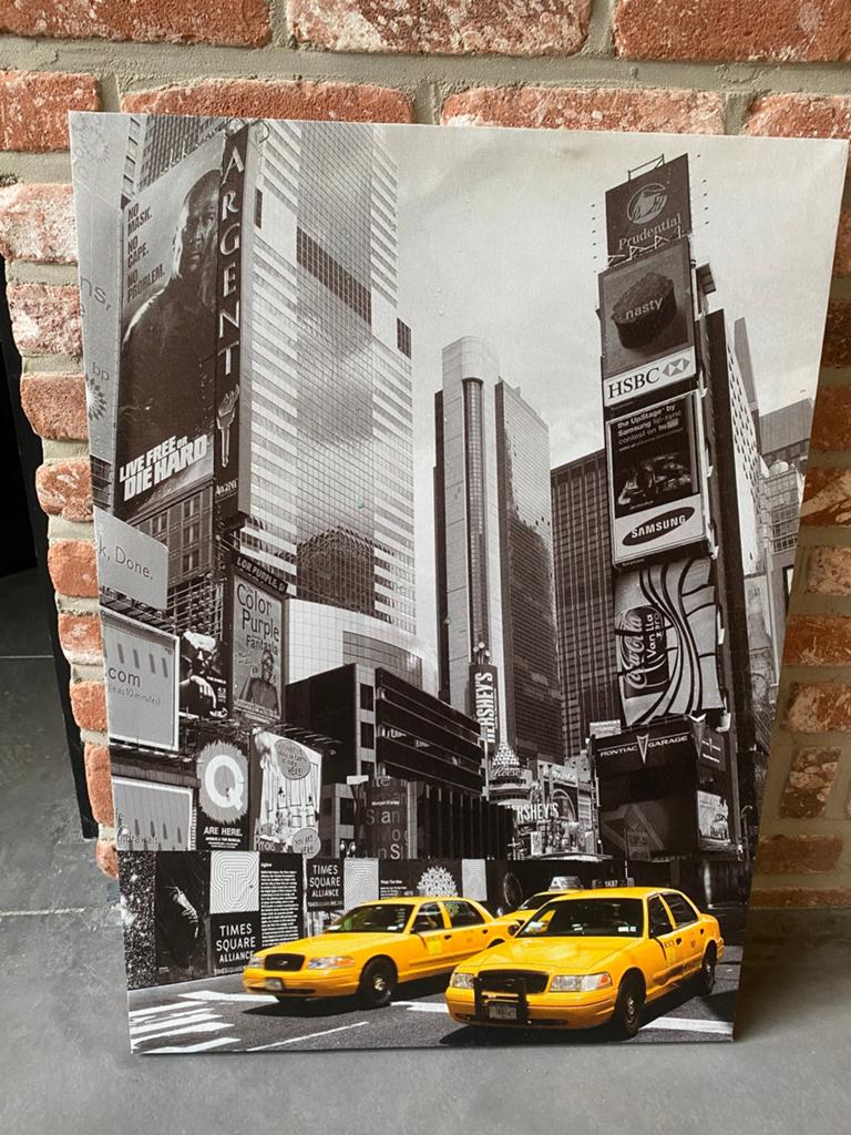 Canvas yellow taxi, Ophalen, Zo goed als nieuw