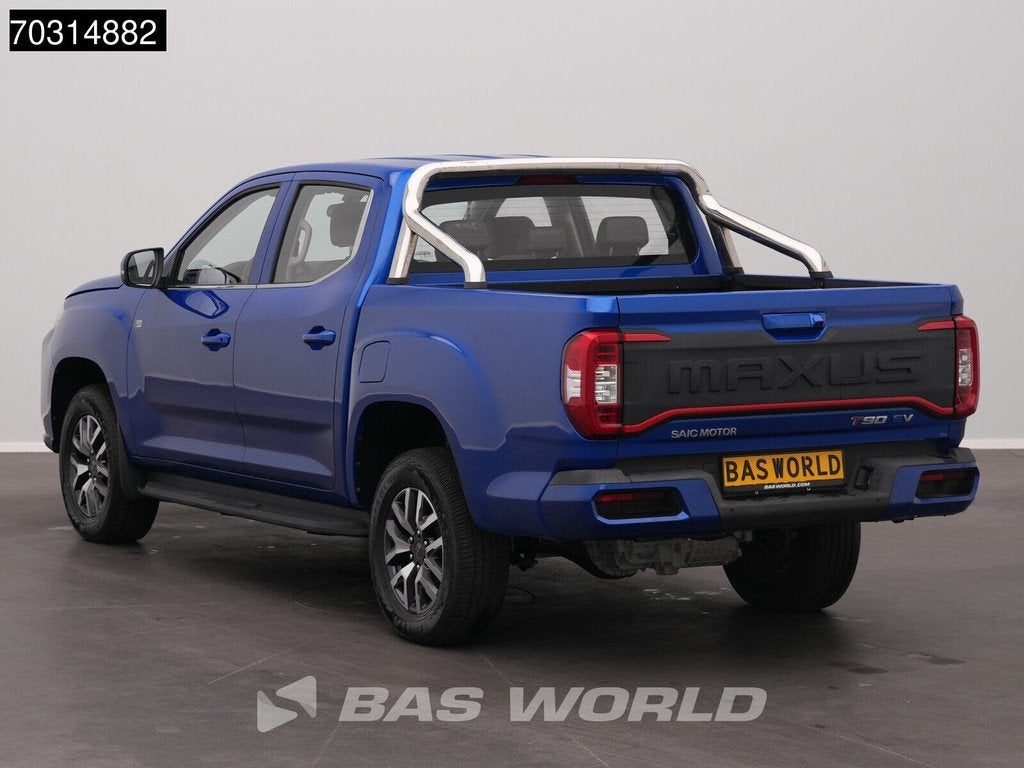 Maxus T90 EV T90 89kWh WLTP 471km Pickup CarPlay Airco Camer, Auto's, Automaat, 2375 kg, 750 kg, Leder