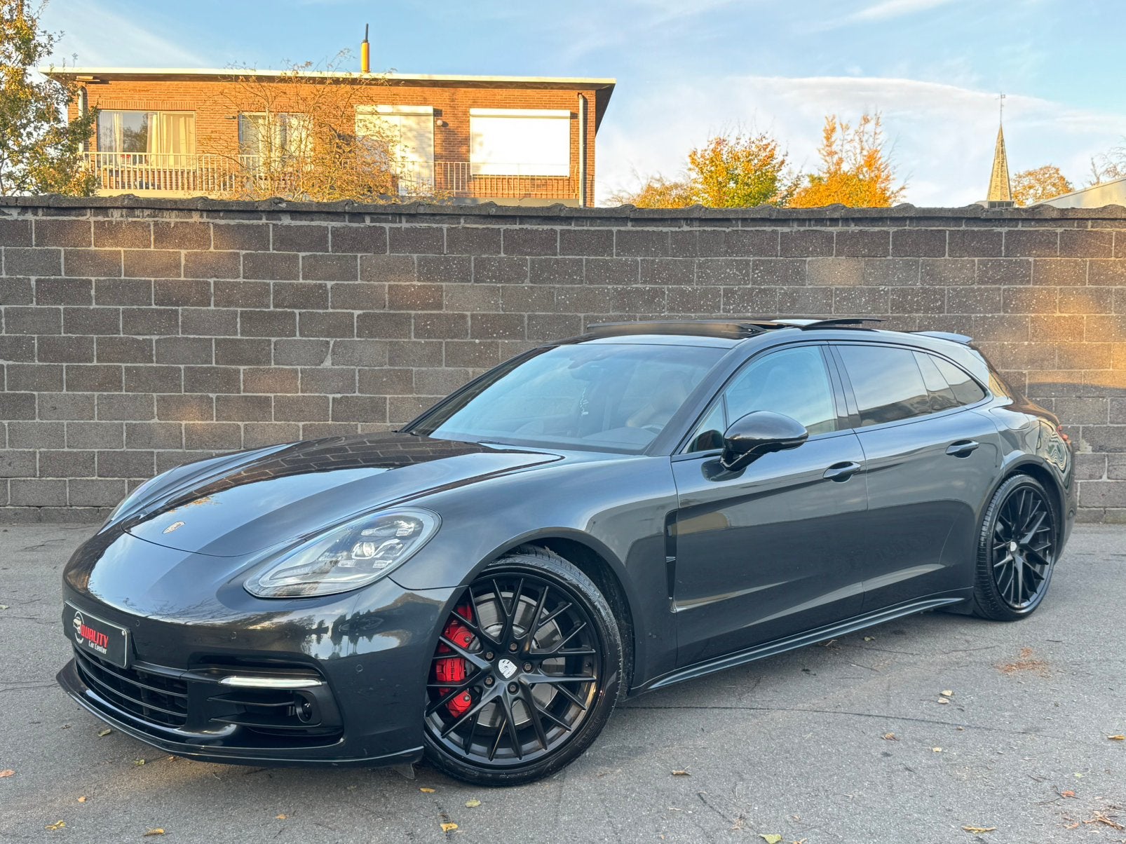 Porsche Panamera Sport Turismo 2018 Hybride Pano Carbon Full, Autos, Cuir, Argent ou Gris, Achat, Euro 6
