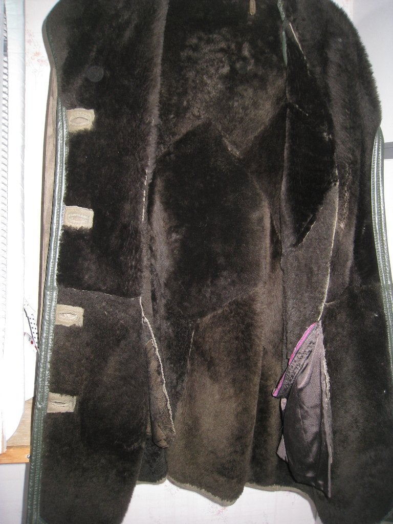 Manteau femme  en daim doublé fourrure, Kleding | Dames, Ophalen