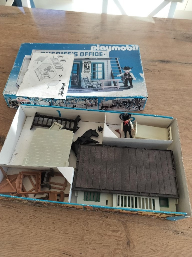 playmobil 3423 Sheriff's office met doos, Ophalen of Verzenden