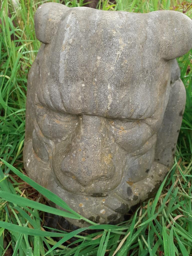 SUPERBE GARGOUILLE EN PIERRE BLEUE, Jardin & Terrasse, Statues de jardin, Utilisé, Autres types, Pierre, Enlèvement