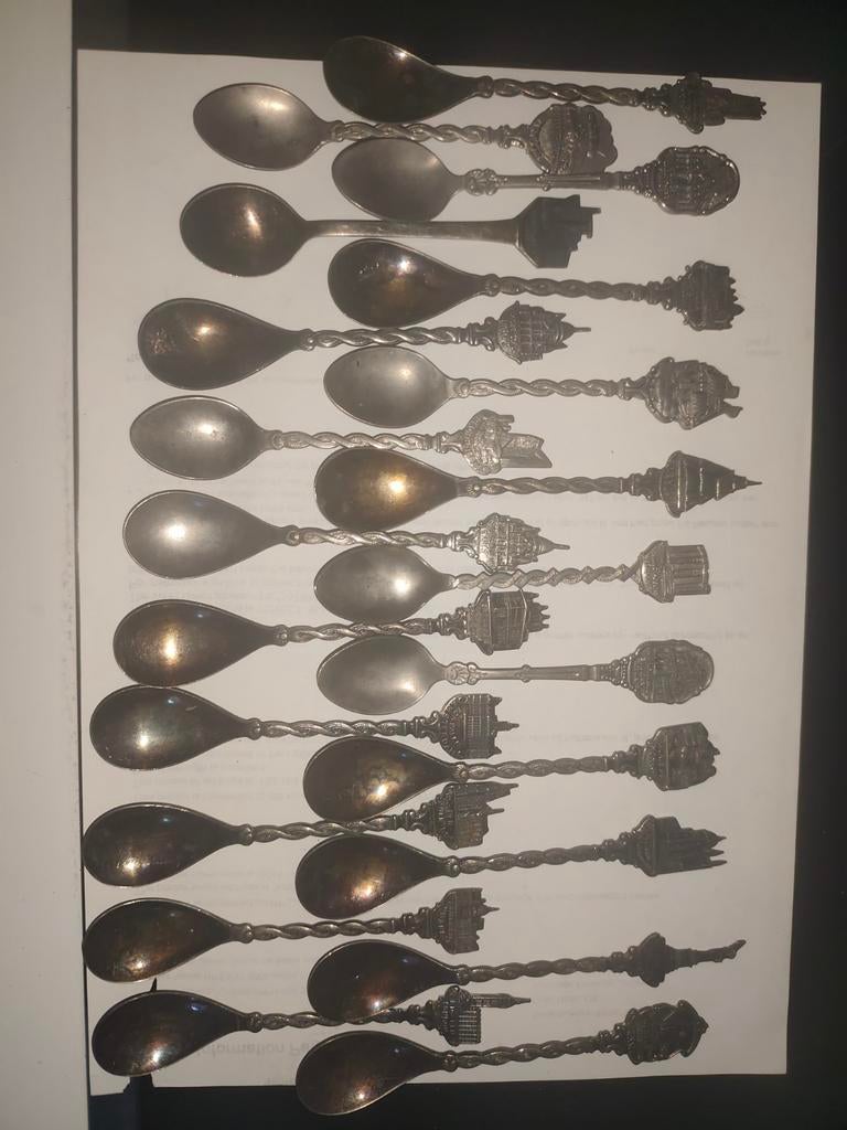 Zilveren lepeltjes lepel zilver 20 plus 1 gratis, Antiek en Kunst, Ophalen of Verzenden