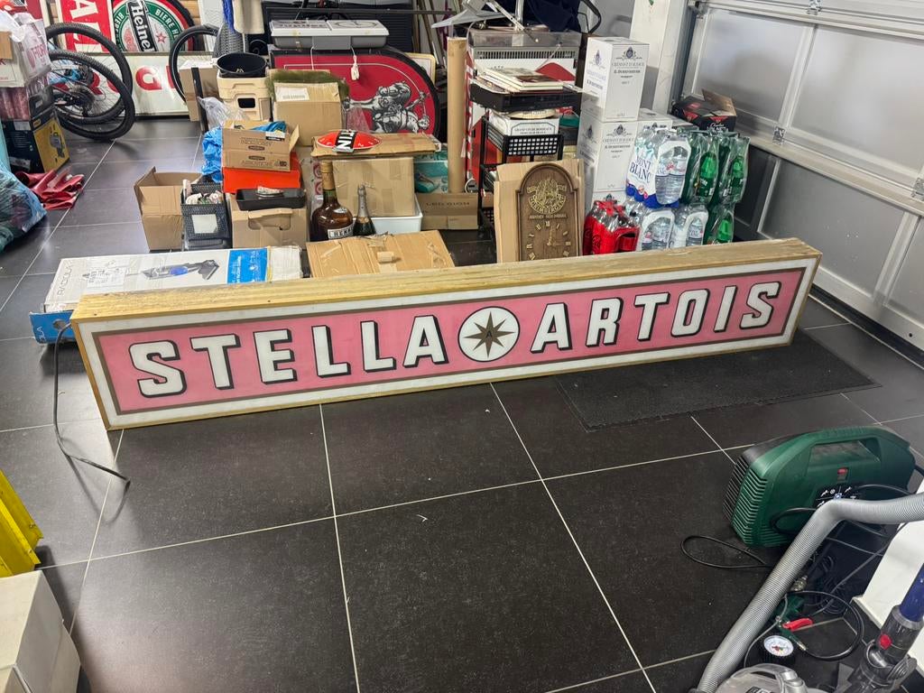 Lichtreclame Stella Artois, Ophalen, Gebruikt, Lichtbak of (neon) lamp