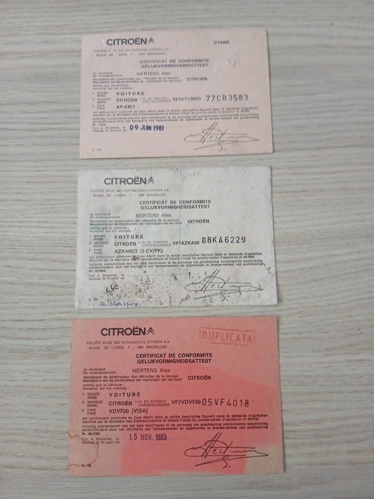 citroen 2pk dyane visa, Auto diversen, Handleidingen en Instructieboekjes, Ophalen