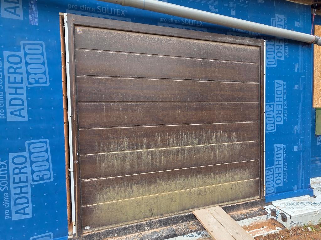Garage poort elektrisch, Ophalen, Gebruikt, Garagedeur, Metaal