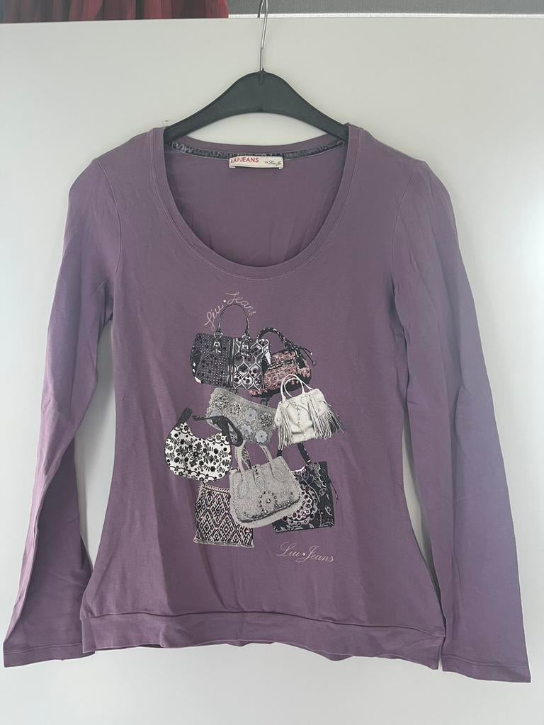 Tshirt Liu Jo, Paars, Ophalen of Verzenden, Lange mouw, Maat 36 (S)