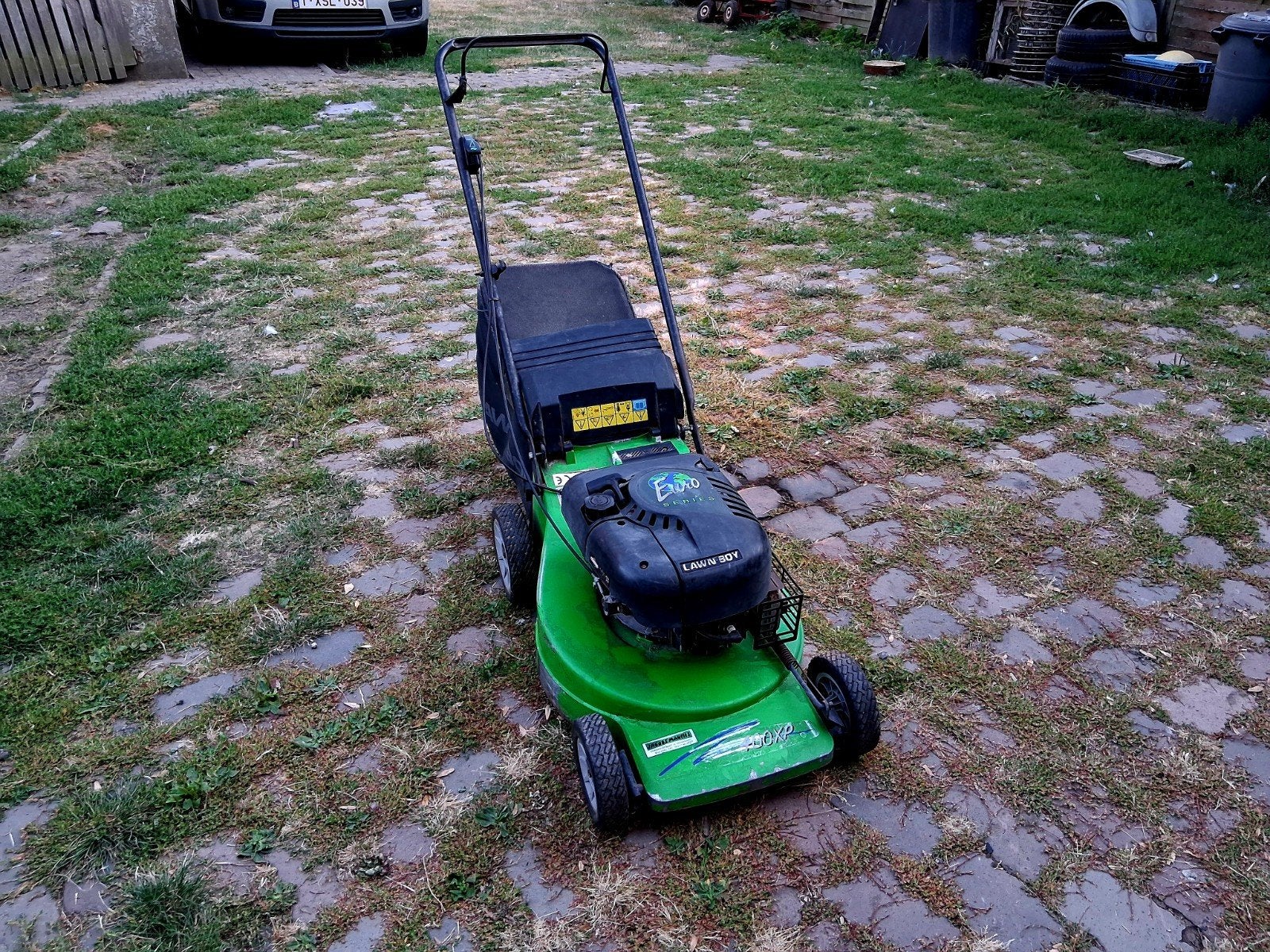 Grote grasmaaier benzine 50cm in zeer goed staat, Enlèvement