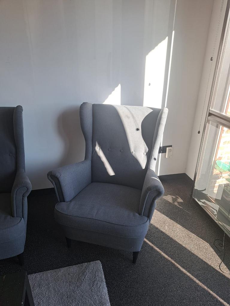 Grijze ikea zetel (4 stuks), Huis en Inrichting, Fauteuils, Ophalen, Gebruikt