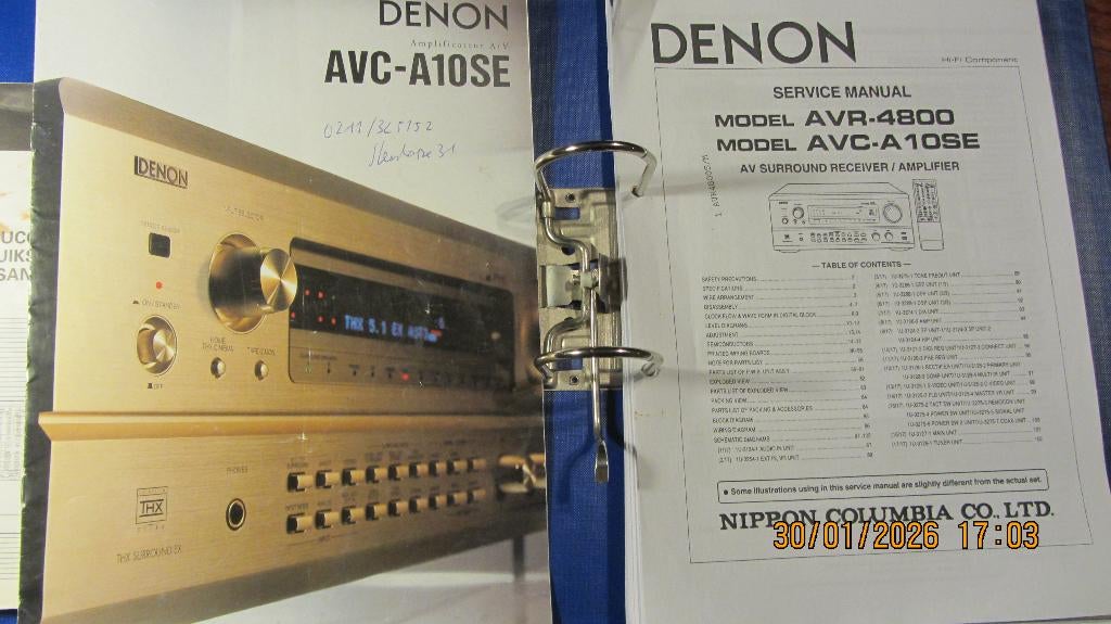 AMPLIFICATEUR DENON    AVC  A10 SE     TOP 7 CANAUX AMPLI, Denon, Comme neuf, Enlèvement, 120 watts ou plus