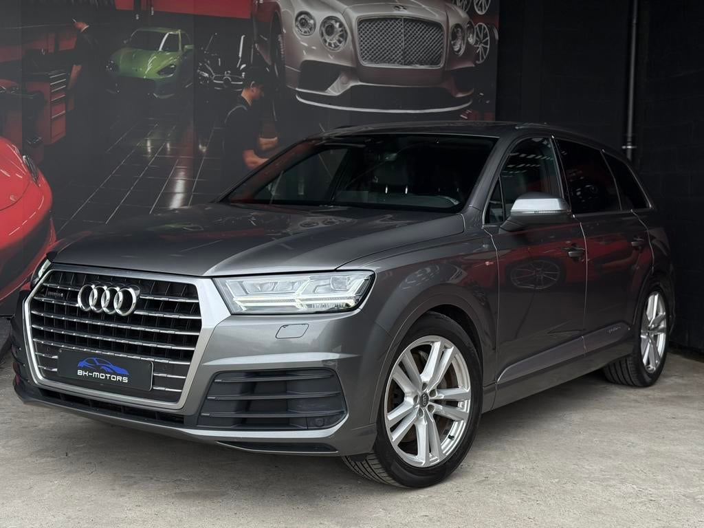 Audi Q7 3.0 TDI 3x S-LINE QUATTRO 7Plaats, Autos, Audi, Cuir, Argent ou Gris, Achat, Euro 6