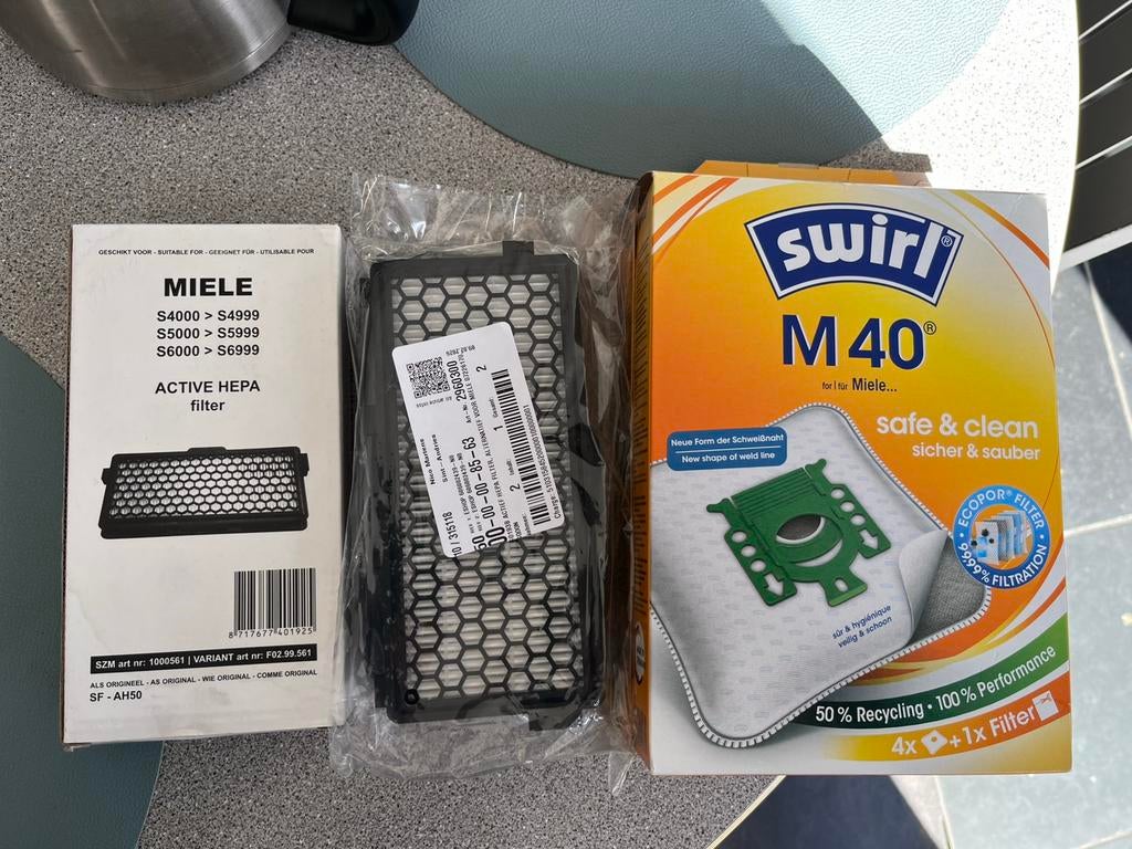 Miele stofzuiger filters en stofzakken, Neuf, 1600 à 2000 watts, Aspirateur, Sac à poussière