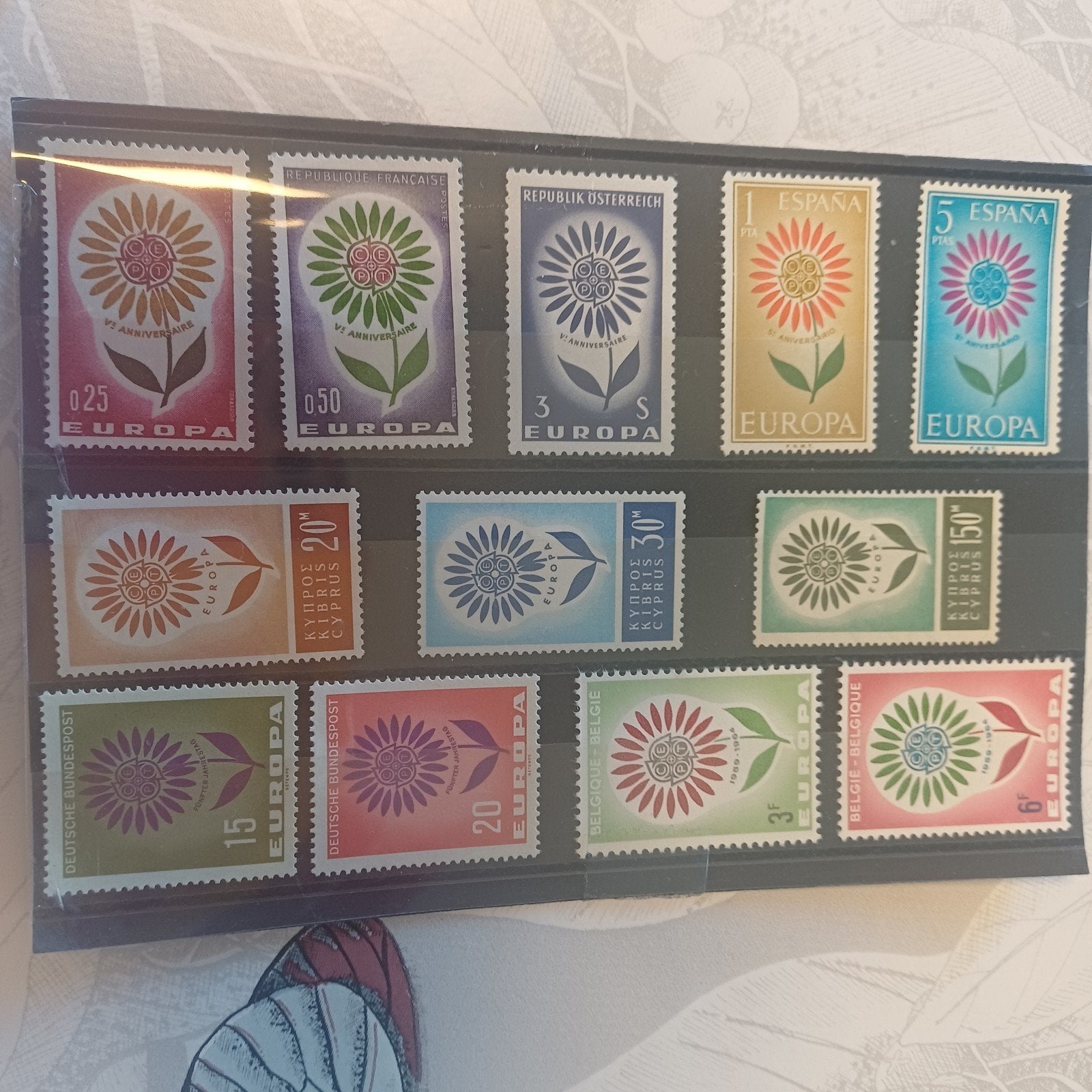 postzegels, Ophalen