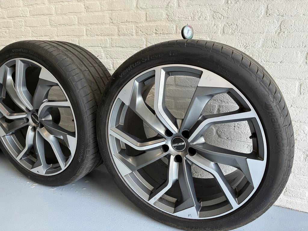 Audi 22 inch Q8 SQ8 SQ7 velgen E-tron S 55 Hankook 285/35/22, Auto-onderdelen, Banden en Velgen, Ophalen, 285 mm, Banden en Velgen
