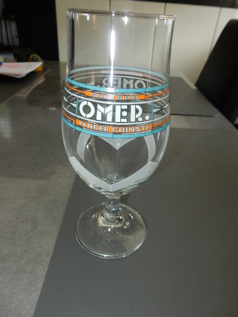 nr.57 - Bierglas omer, Collections, Enlèvement, Comme neuf, Verre à bière