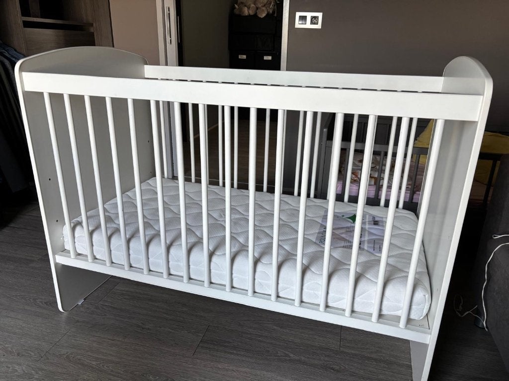 Babybedje, Matelas, Moins de 70 cm, Comme neuf, Enlèvement