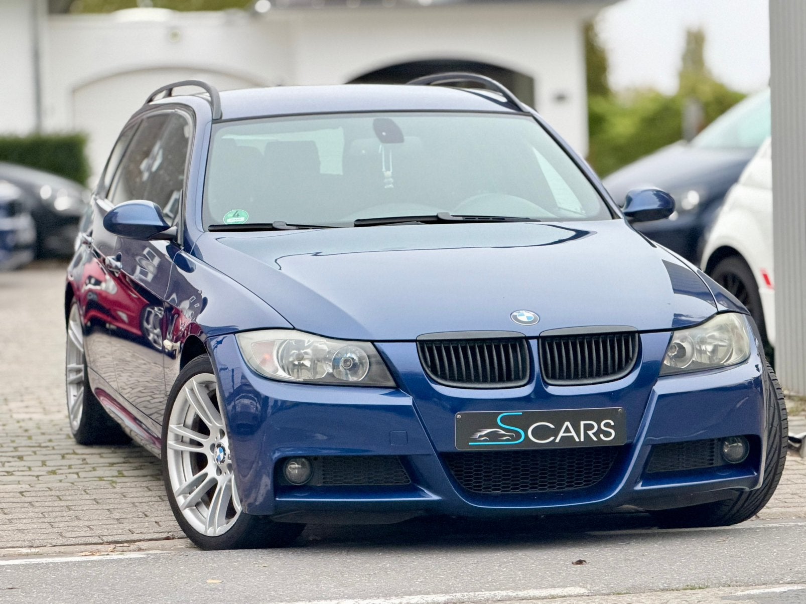 Bmw 320i Touring ** M pakket ** 228.000 km ** 2008, Auto's, 1995 cc, Zwart, 4 cilinders, Blauw