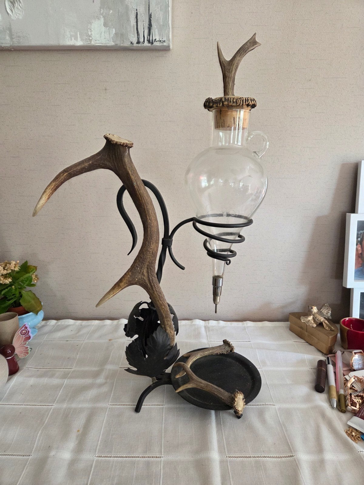 vintage Oostenrijkse wijndispenser en beluchter, Ophalen