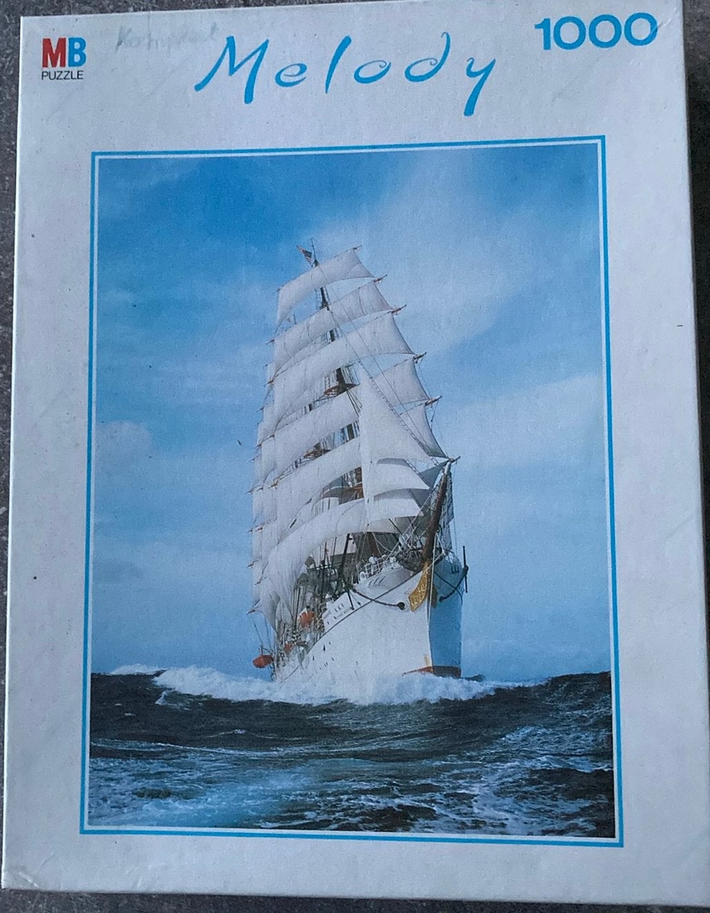 Vintage MB puzzel 1000 stukken, Ophalen, Zo goed als nieuw
