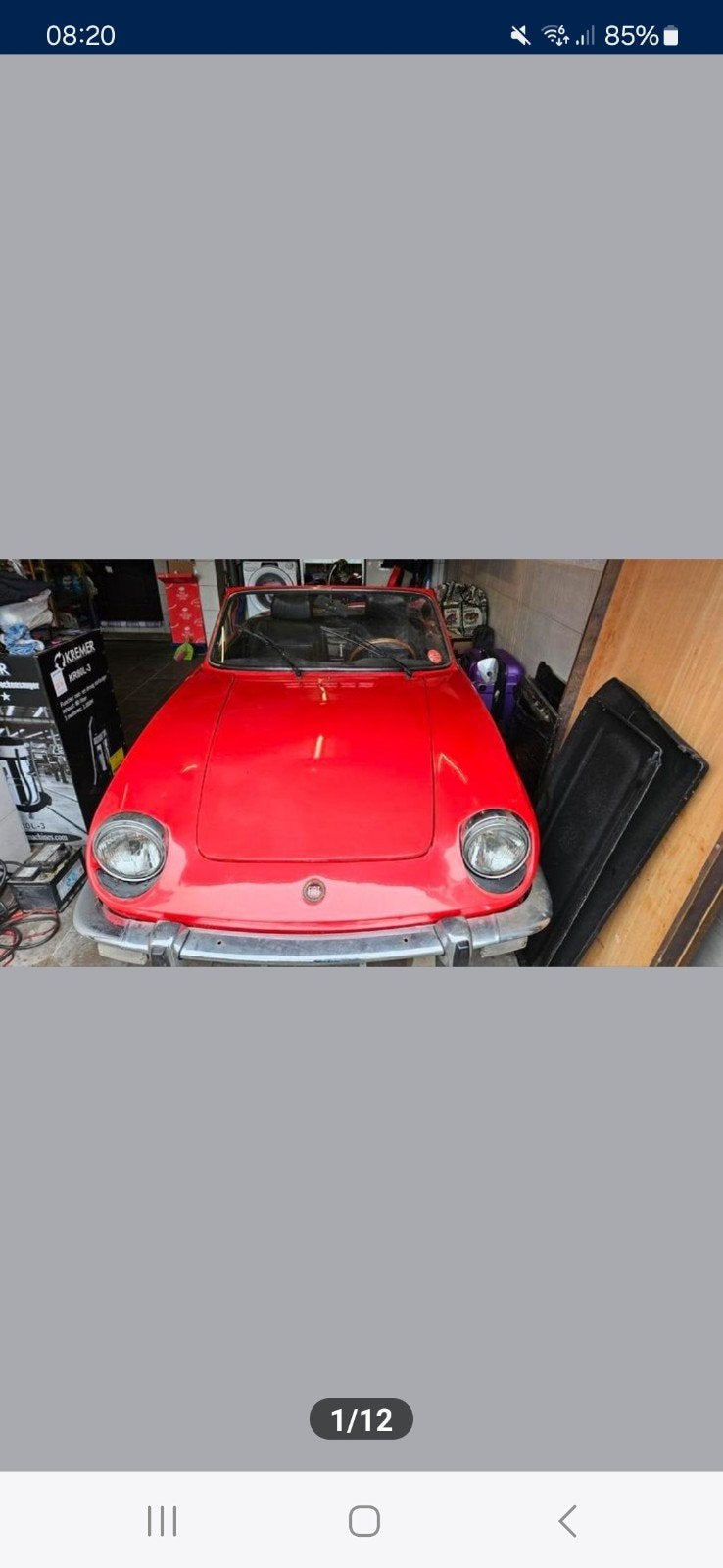 Fiat cabriolet 850 sport, Autos, Oldtimers & Ancêtres, Achat, Entreprise, Cabriolet, Fiat