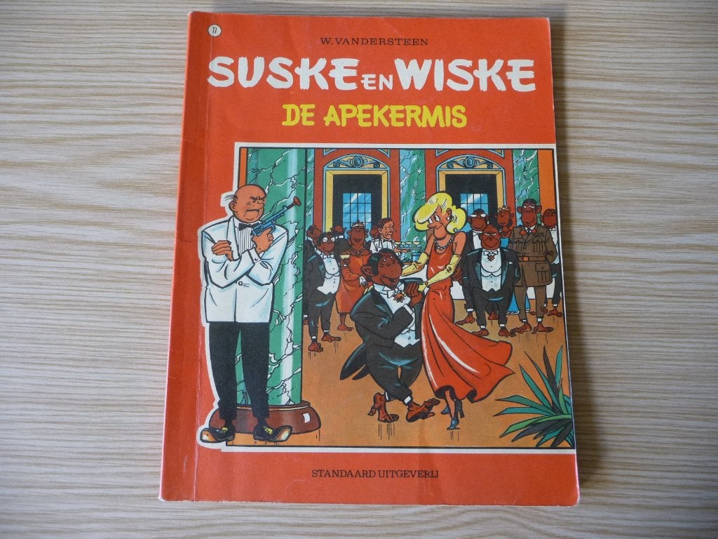 Suske & Wiske - 77. de apekermis - € 3, Boeken, Willy Vandersteen, Eén stripboek, Ophalen of Verzenden, Zo goed als nieuw