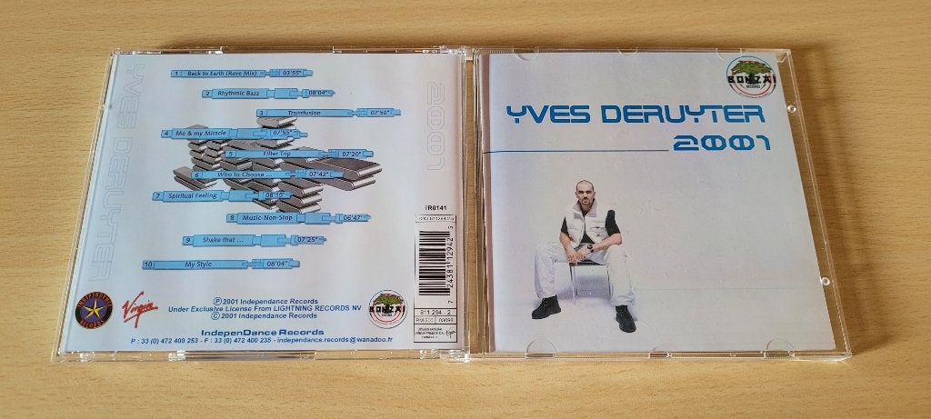 Yves Deruyter – 2001, Enlèvement ou Envoi, Comme neuf, Electro, Album