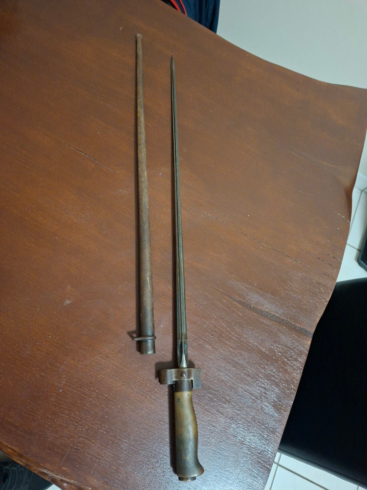 Baïonnette française avec fourreau WW1, Collections, Enlèvement