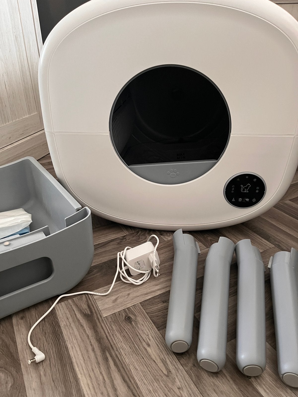 Smart Cat Litter Box – Automatische zelfreinigende kattenbak, Dieren en Toebehoren, Kattenbakken, Ophalen, Zelfreinigend, Gebruikt