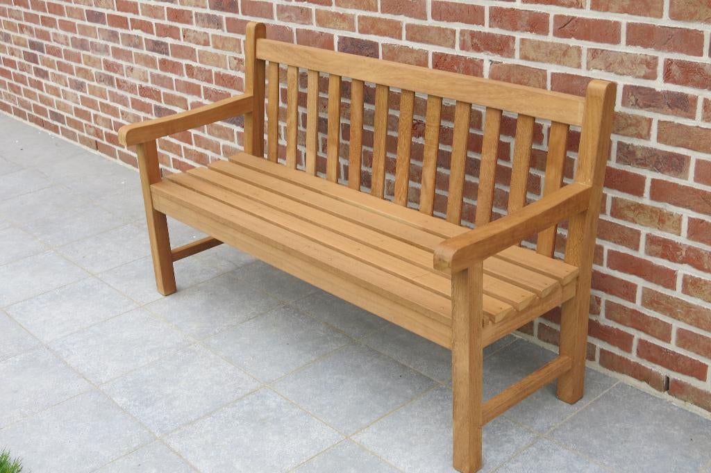 Banc de jardin 3 places en teck à vendre, Jardin & Terrasse, Enlèvement, Neuf, Bois de teck