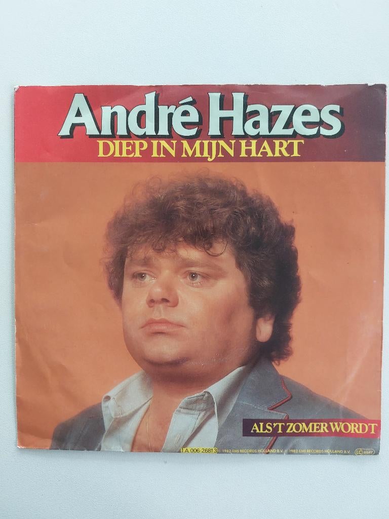 Andre Hazes - Diep In Mijn Hart (1982), Ophalen of Verzenden, Nederlandstalig